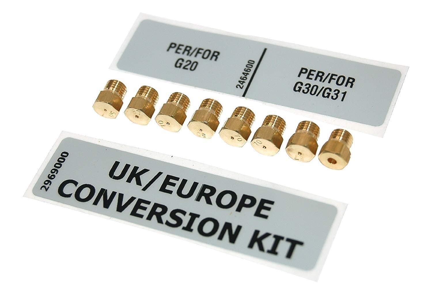 LPG Conversion Kit Compatible for Bosch Neff Siemens 4 Burner (Inc Wok Burner) Gas Hobs