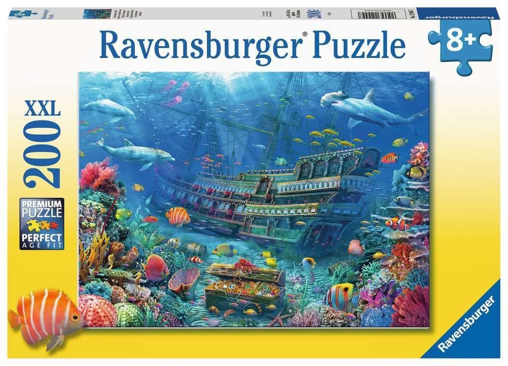 Sunken Ship 200 Piece Jigsaw Puzzle with Extra Large Pieces for Kids Age 8 Years & Up