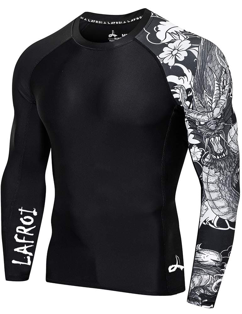 LAFROI Men Rash Guard Rash Guard Shirt