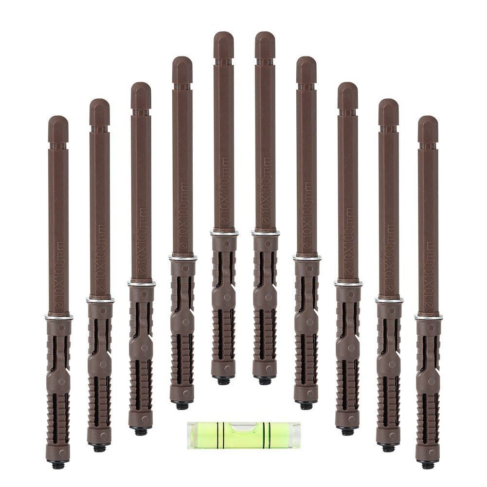 BAKTOONS Concealed Floating Shelf Bracket, Blind Shelf Supports Hardware Heavy Duty Shelves Brackets for DIY Invisible Wall Mounts Custom Shelving Wood Shelves 10PCS