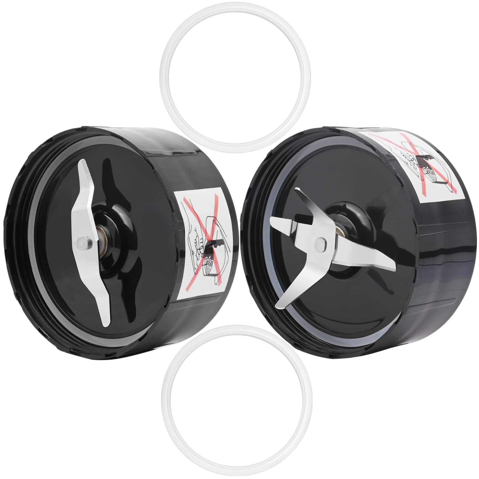 Replacement Parts Compatible with Magic Bullet 250W MB1001 Series – Premium Set of Blender Replacement Accessories