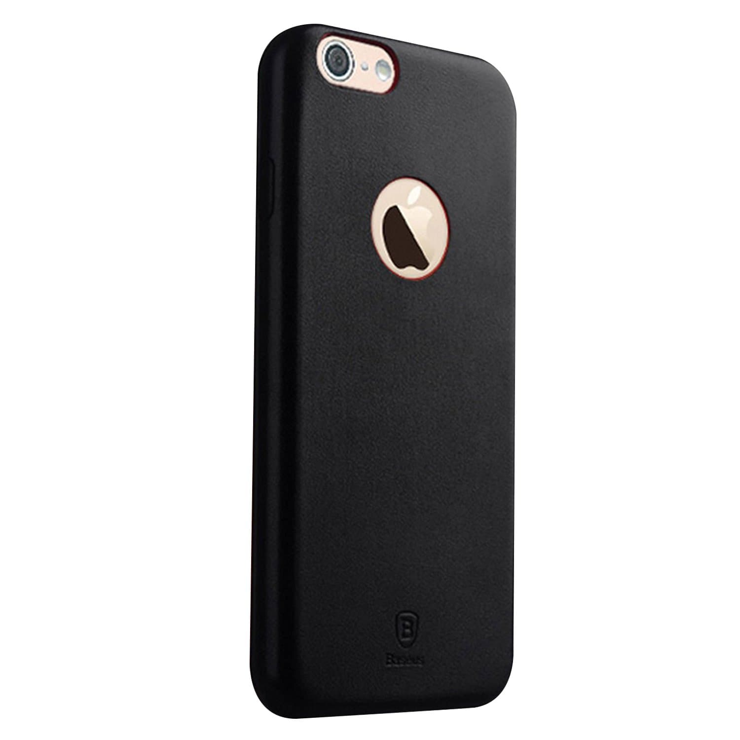 iPhone 6S Case, Aerb [Venice Series] World Thinnest 0.85mm Leather Case Protective Snap-on Back Cover for iPhone 6S 4.7" - Black
