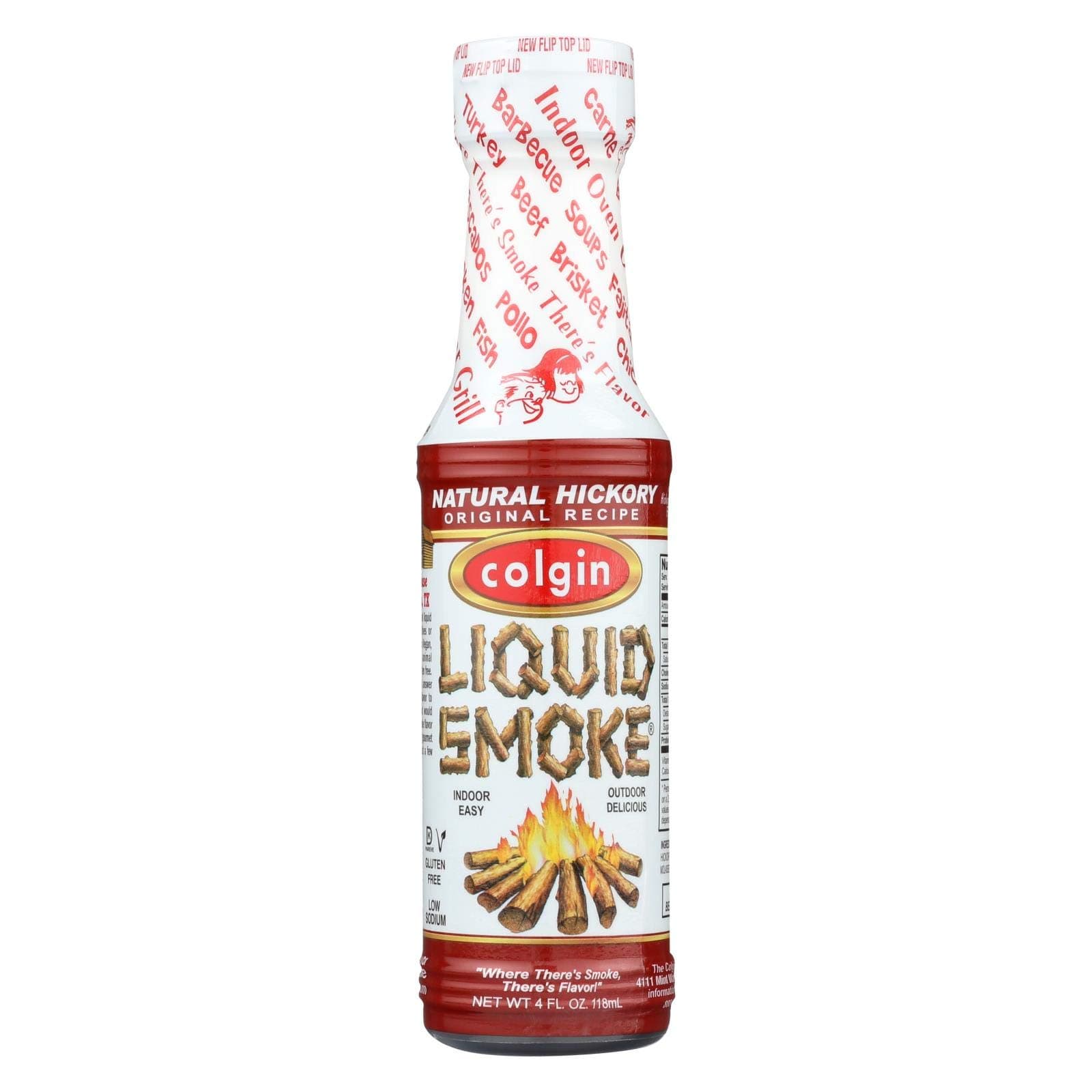 Colgin Liquid Smoke, Natural Hickory, 4-Ounce