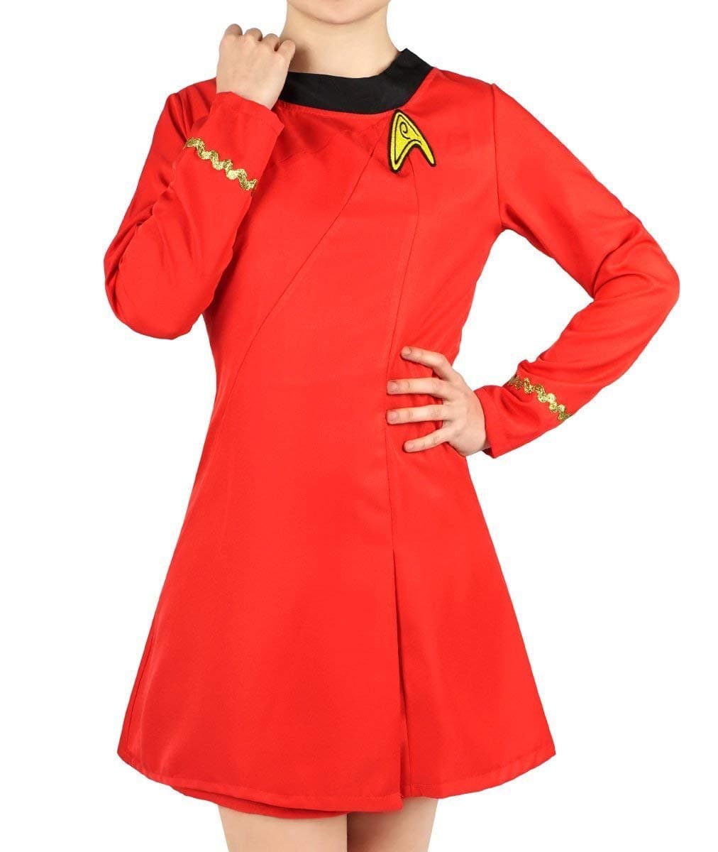Uniform Dress for Nyota Uhura Cosplay Costume Red