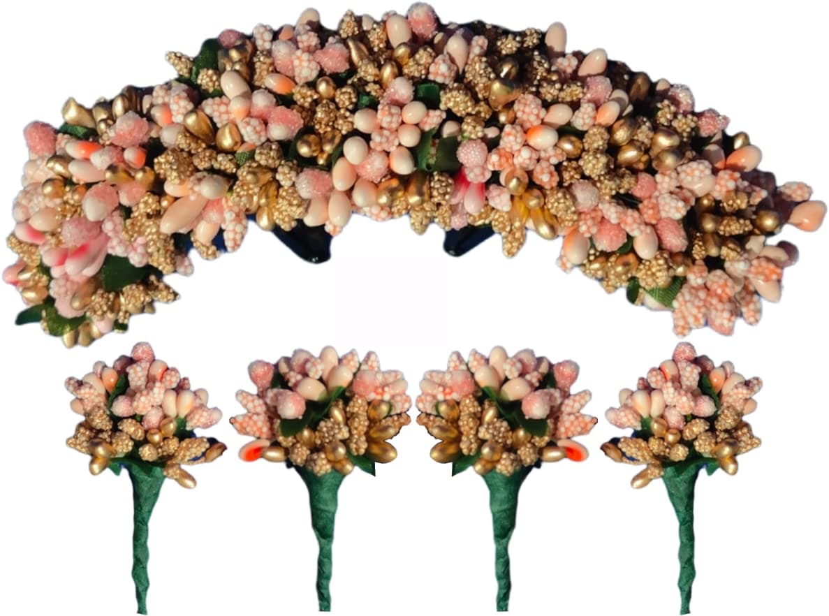 VJP Mishri floral gajra1 veni pins 5