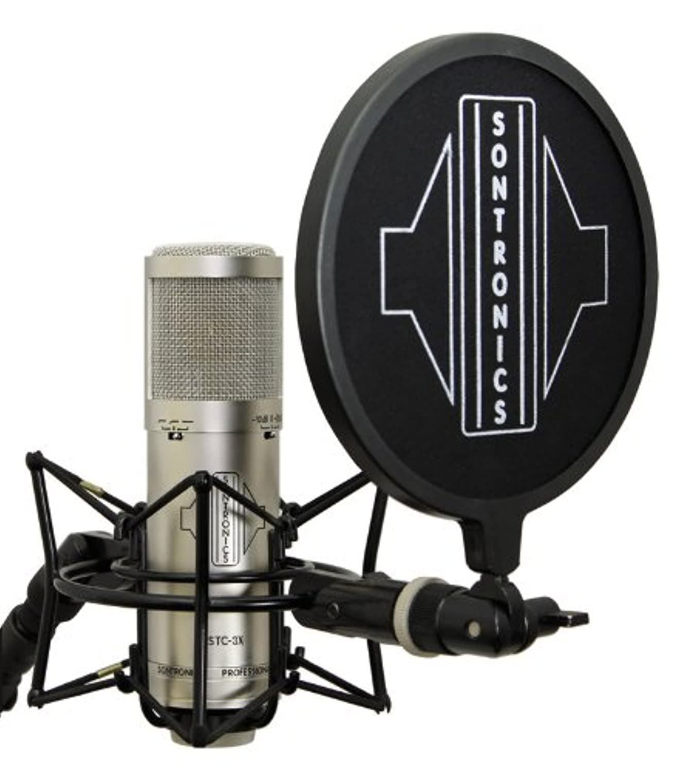 SONTRONICSSTC-3X Pack Condenser Microphone with Accessories, Silver