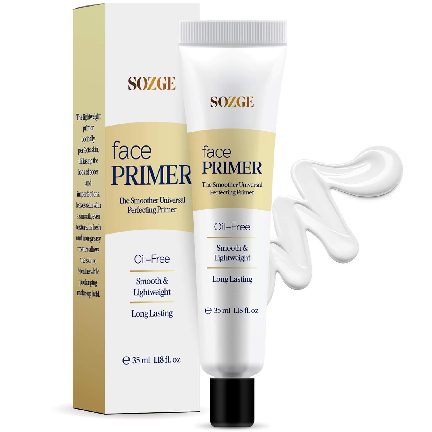 Face Primer For Oily Skin - Primer for Pores and Wrinkles - Brightens - Moisturizing Makeup - Concealer - Invisible Pores