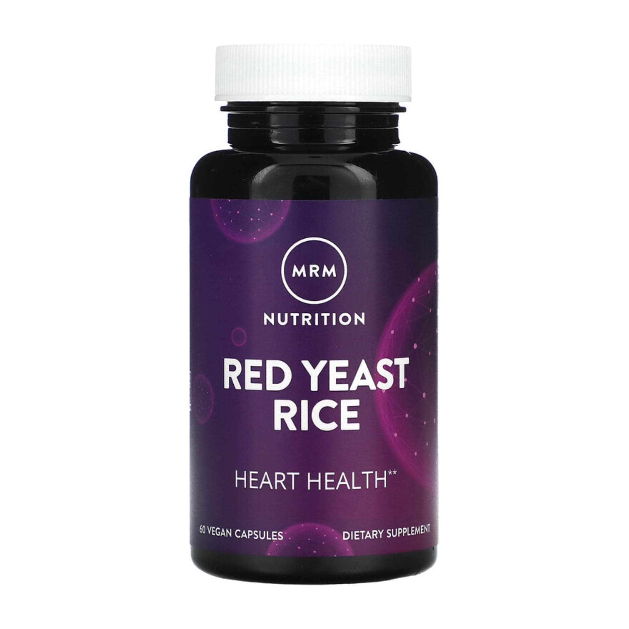 MRM - Red Yeast Rice | Supports Cardiovascular Health* | Monocolin K & Citrinin Free | Vegan, Gluten Free, Non-GMO Project Verified - 60 Count