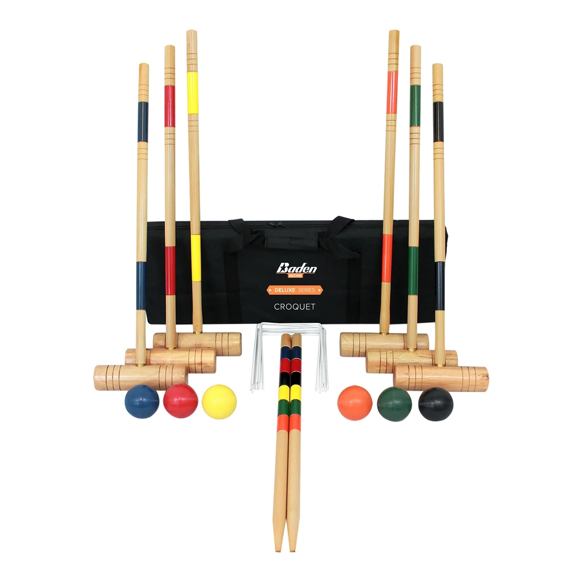 Baden Deluxe Series Croquet Set 29 inch mallets