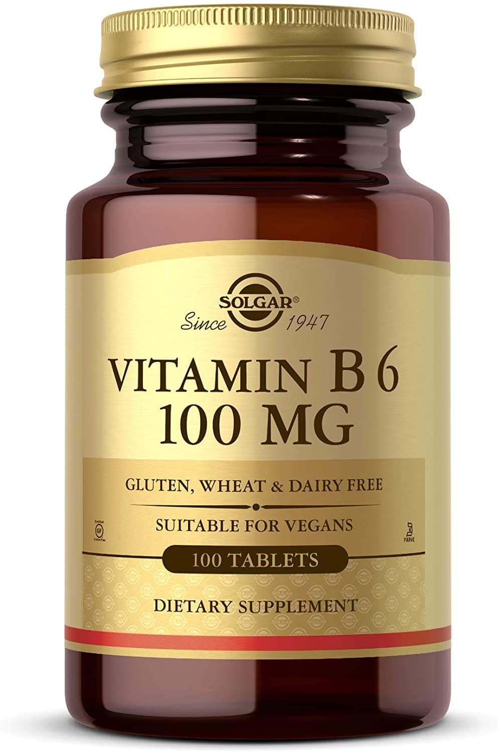 Solgar Vitamin B6 (100mg, 100 Tablets)
