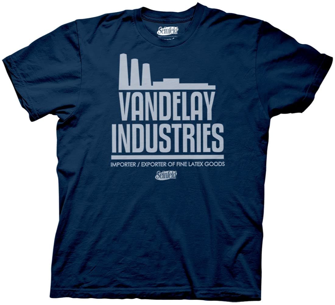 Ripple JunctionSeinfeld Adult Vandelay Industries Heavy Weight Crew T-Shirt