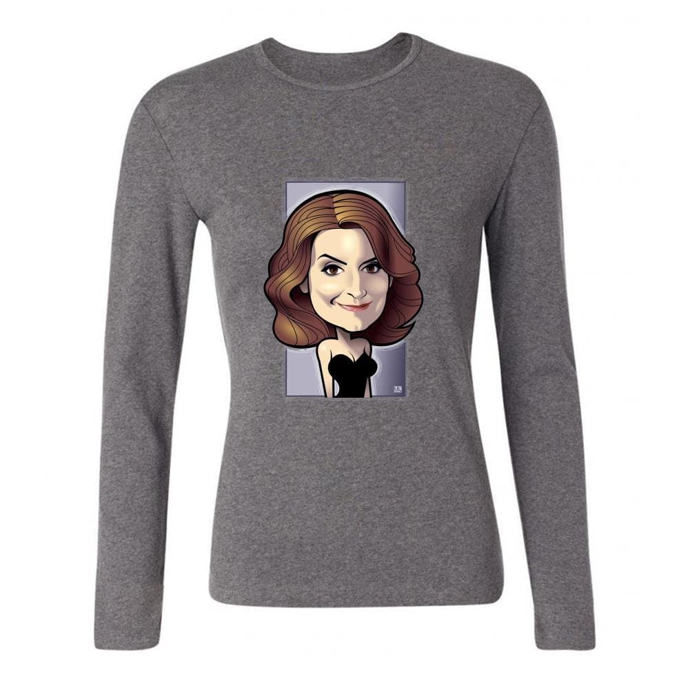TMILLER Women's Tina Fey Long Sleeve T-shirt