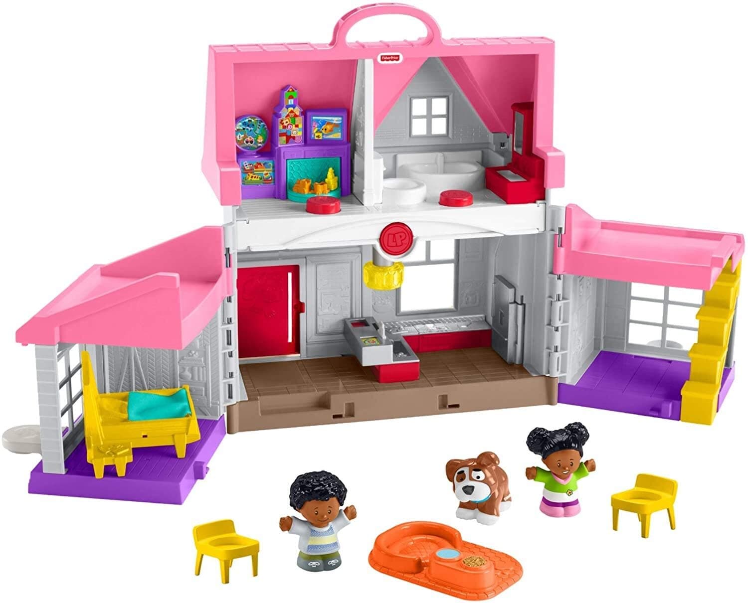 MattelFisher-Price Little People Big Helpers Home, Pink
