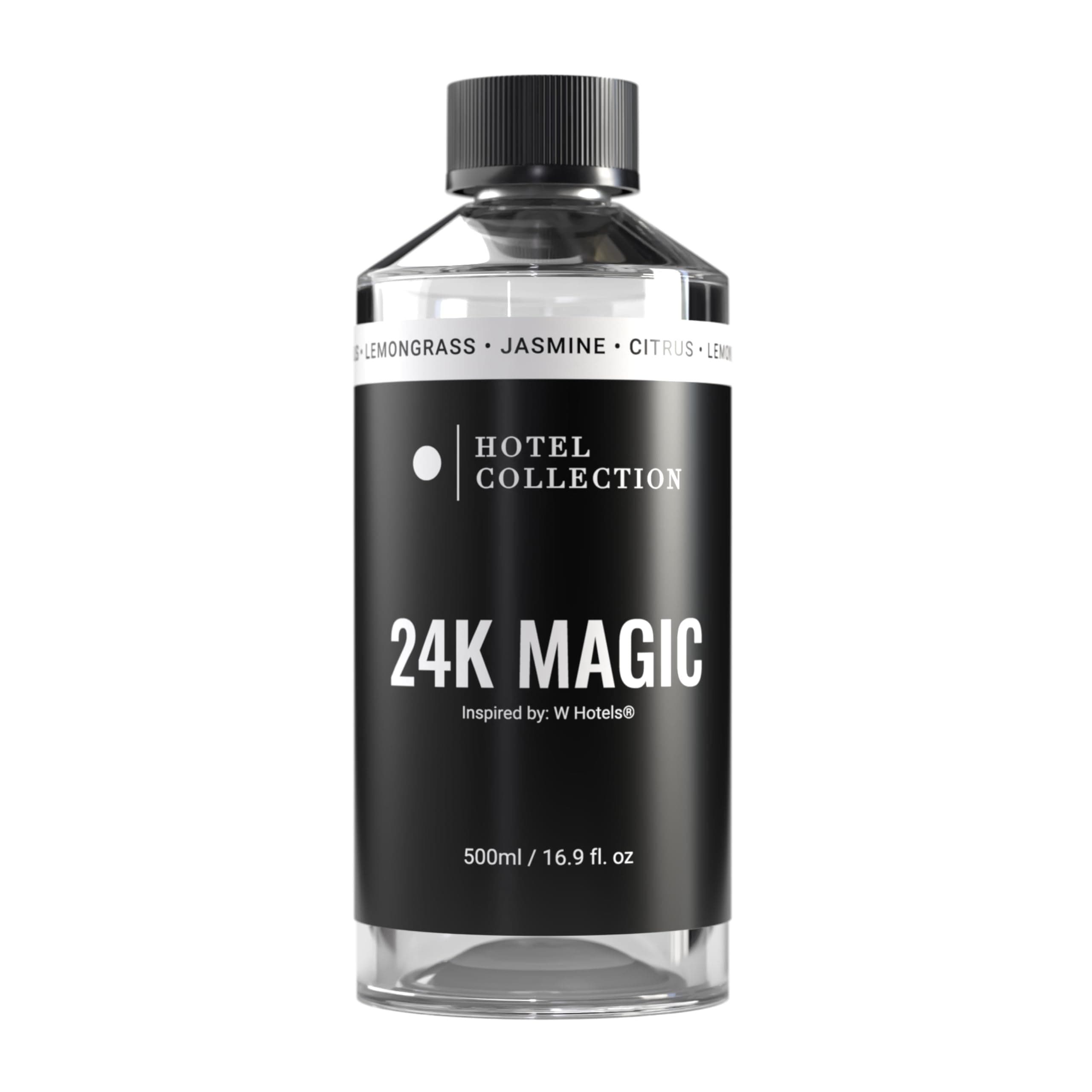 Hotel Collection Diffuser Oil - 24K Magic - Aromatherapy Essential Fragrance Oil - Citrus, Lemongrass, and Jasmine - 500mL 16.9 Fl oz