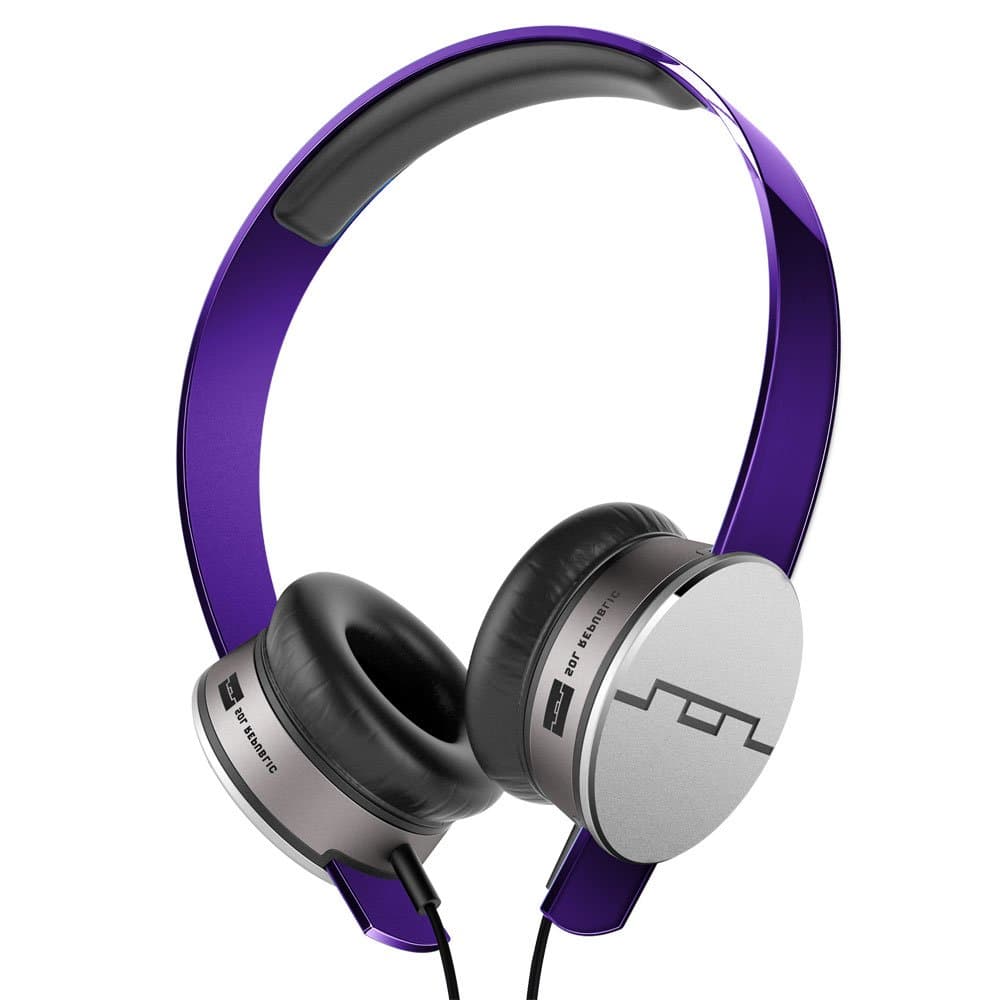SOL Republic Tracks HD On-Ear Headphones with V10 Sound Engine (Interchangeable Headband) Purple