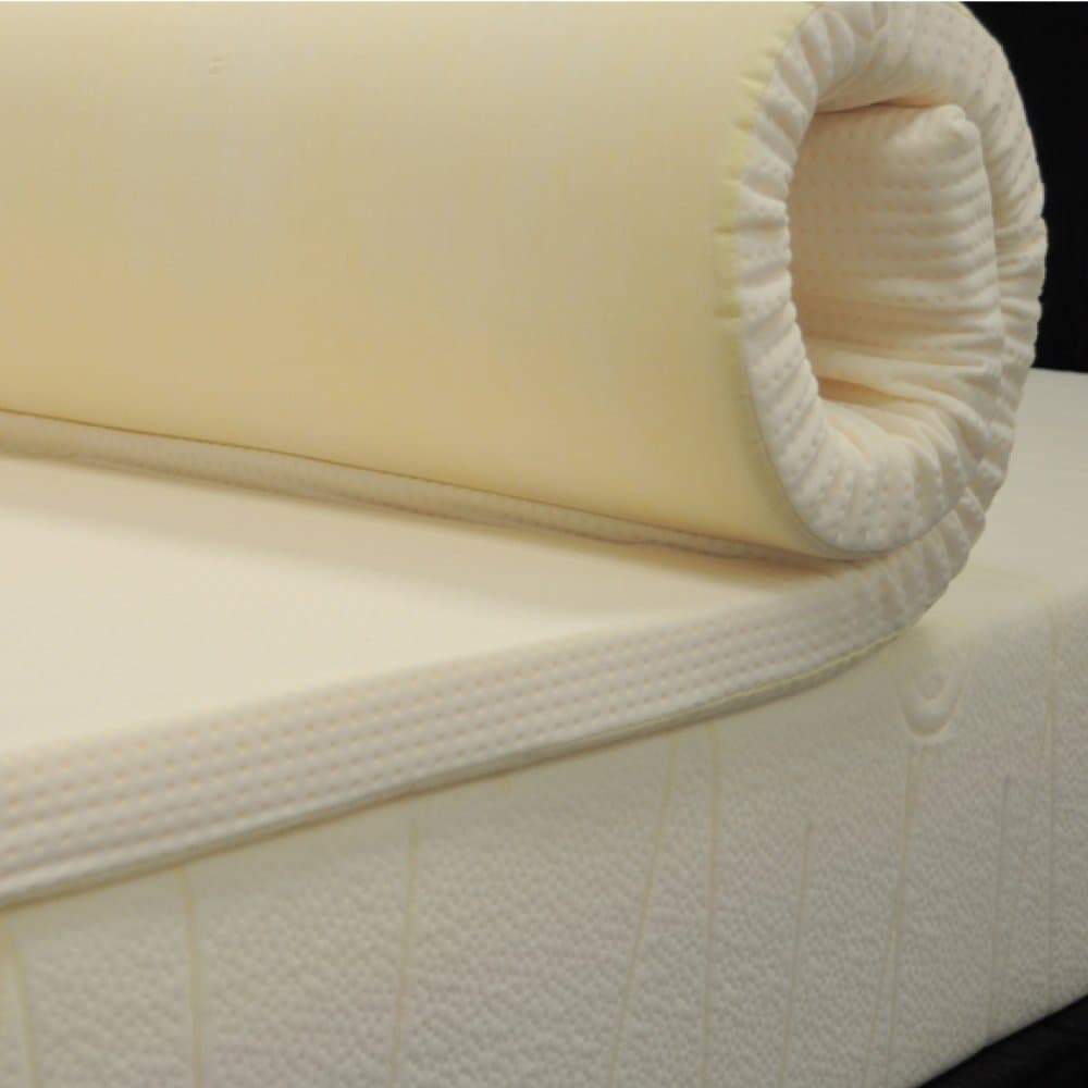 Memory Foam Warehouse - 5FT King Size 5cm (2") 45kg - Memory Foam Mattress Topper - Including FREE Poly-Cotton Cover - 150cm x 200cm x 5cm
