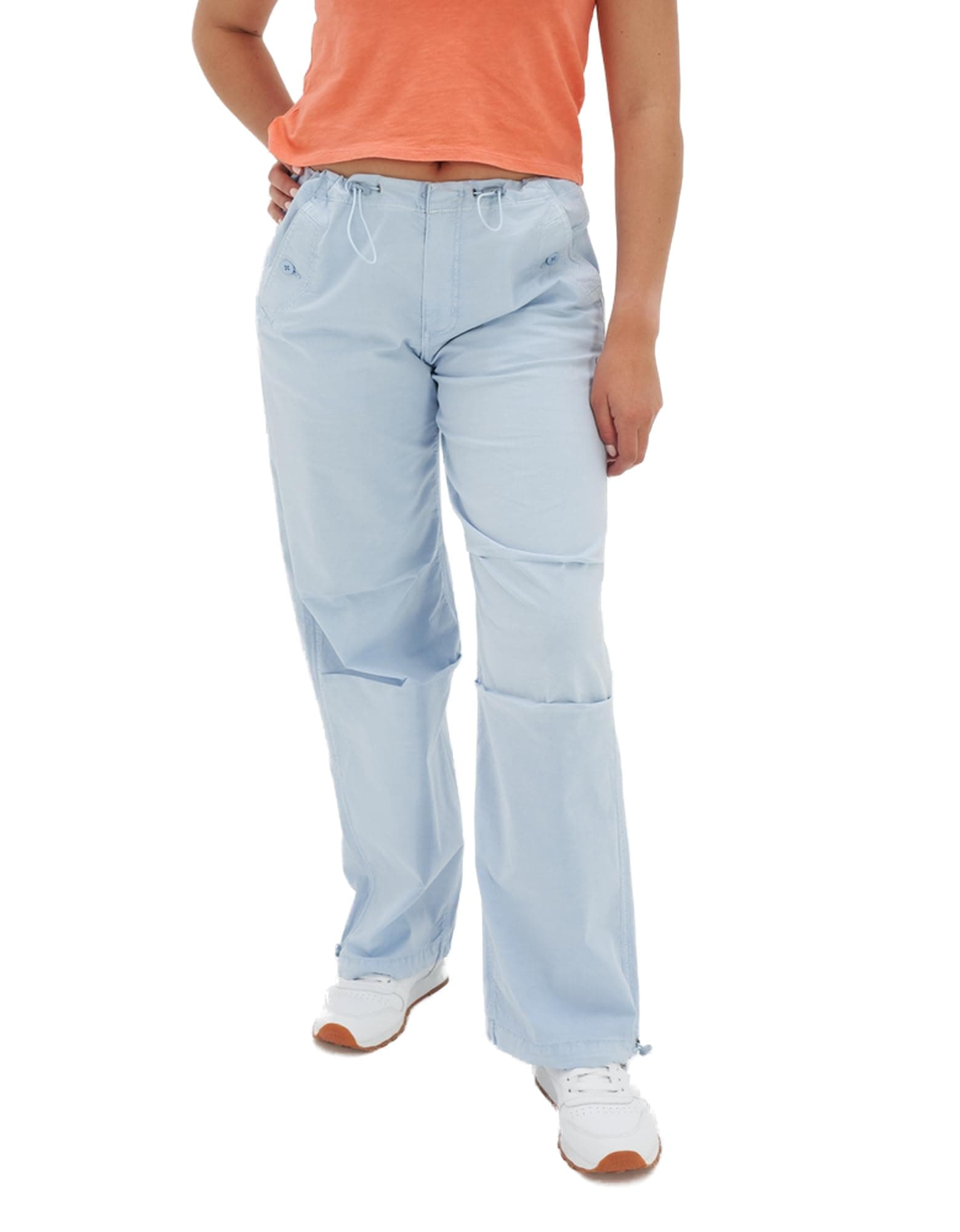 American EagleWomens U-0322-4903-400 Snappy Stretch Low-Rise Parachute Pant