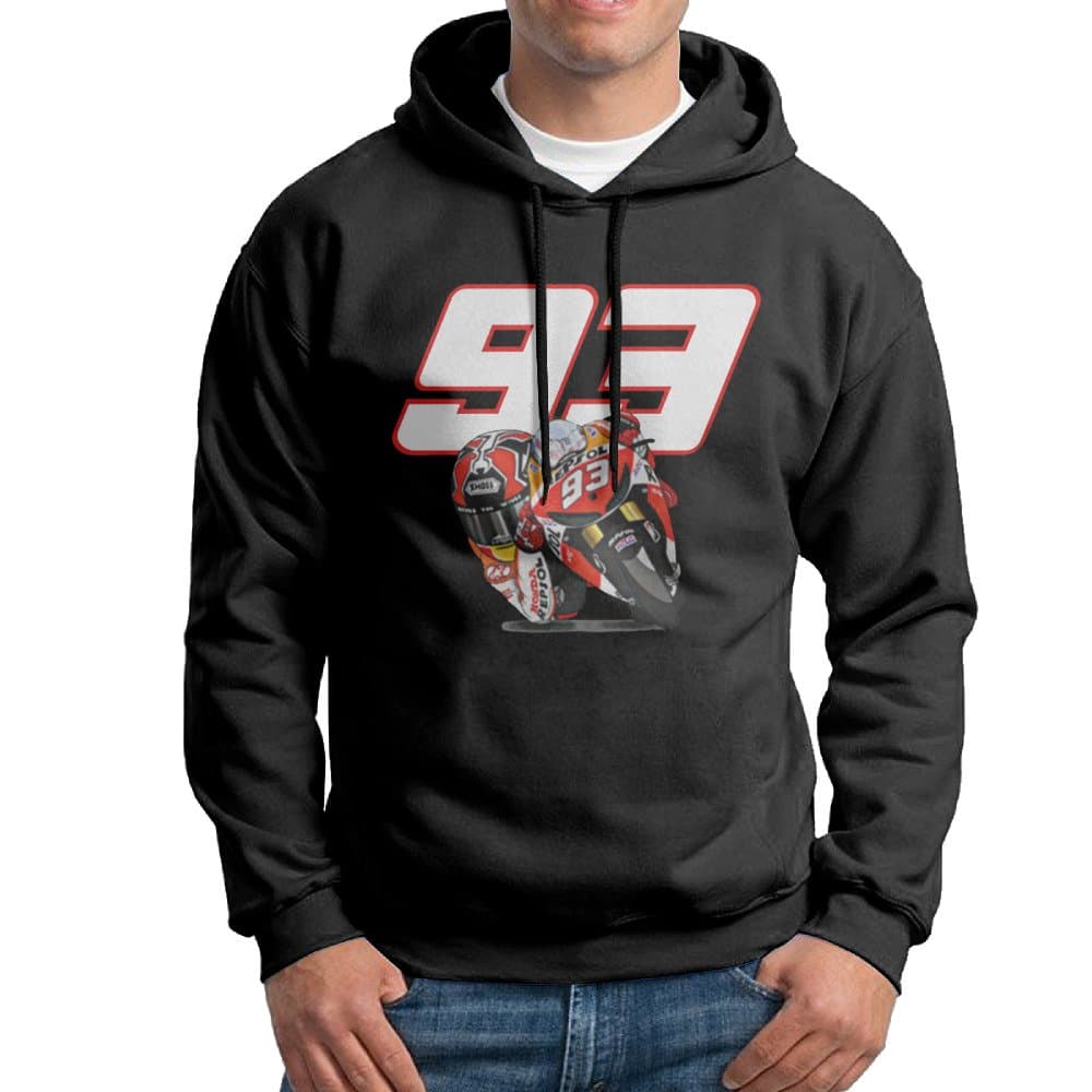 Marc Marquez World Champion Male Pullover Black Hoodies Sweatshirts