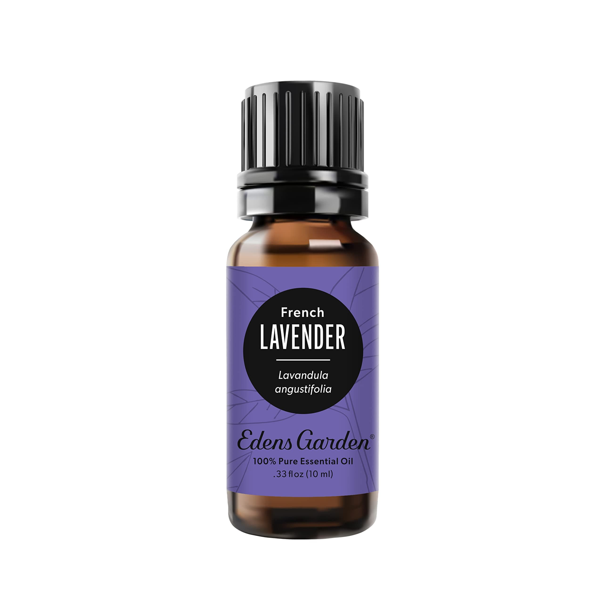 Edens Garden Lavender- French Essential Oil- 100% Pure Premium Grade, Undiluted, Natural, Therapeutic, Aromatherapy, The Best for Diffuser, Face, Laundry, Kid Safe 10 ml (.33 fl oz)