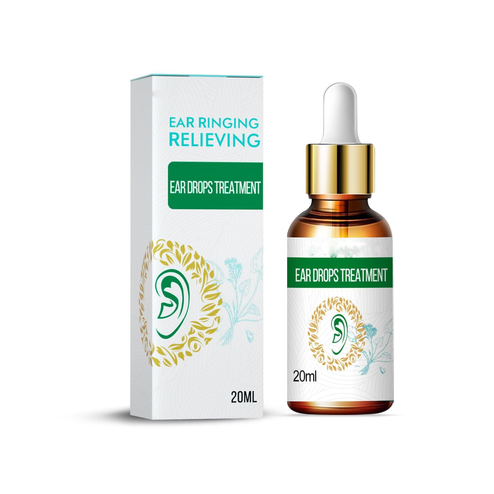 Tinnitus Relief for Ringing Ears, Natural Herbal Formula Ear Ringing Relief Drops, Tinnitus Oil Effectively Relieve Earache and Improve Hearing -1pcs
