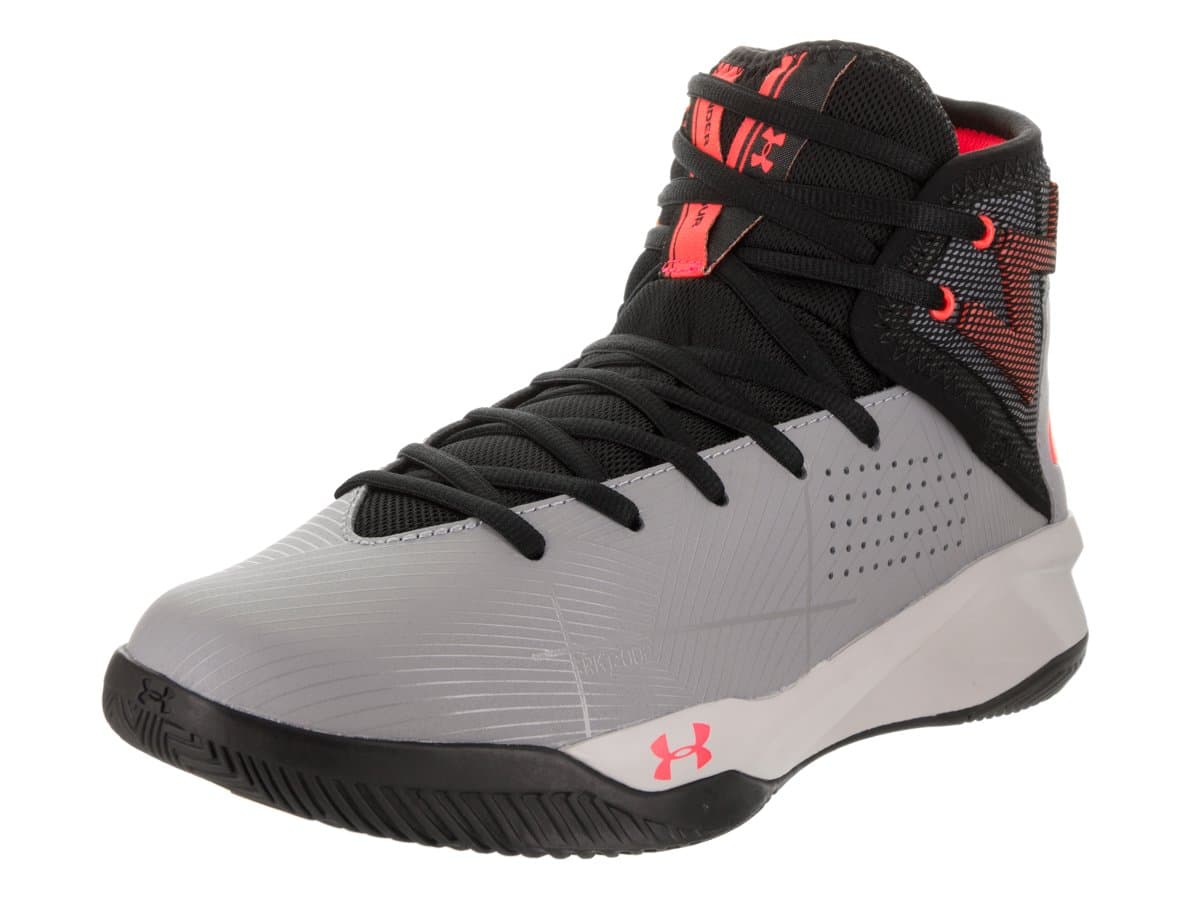 Under Armour Ua Rocket 2, Men’s Basketball Shoes, Grey (Steel), 11 UK (46 EU)