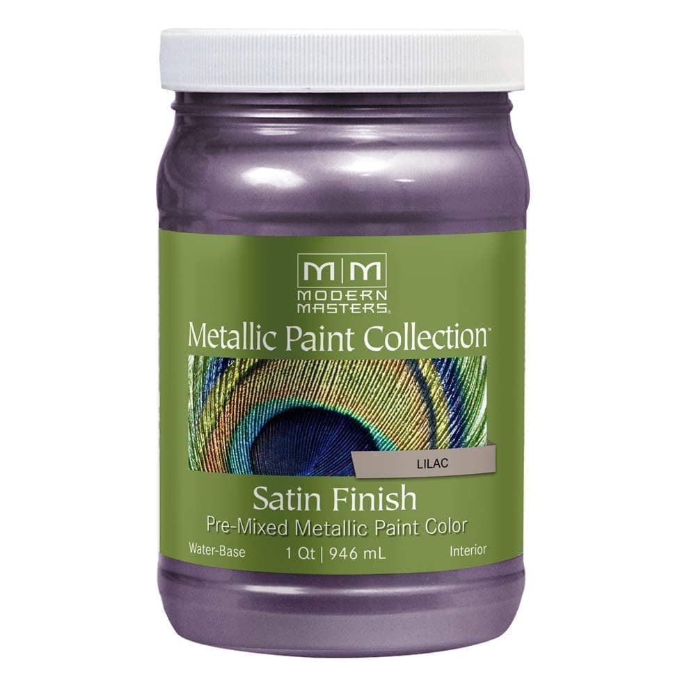 qt Modern Masters ME427 Lilac Metallic Paint Collection, Satin Water-Based Decorative Metallic Paint
