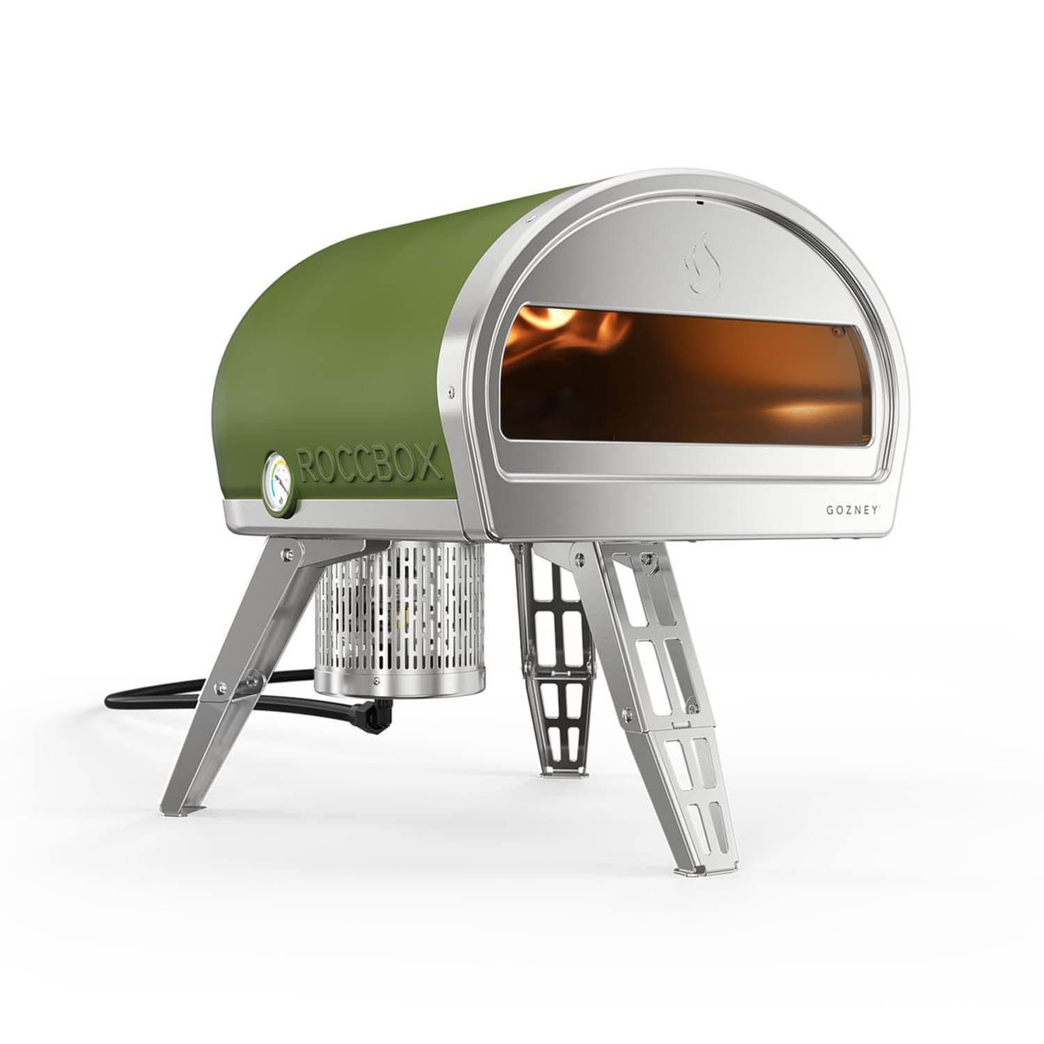 ROCCBOX by Gozney Portable Outdoor Pizza Oven - Gas Fired, Fire & Stone Outdoor Pizza Oven - Green