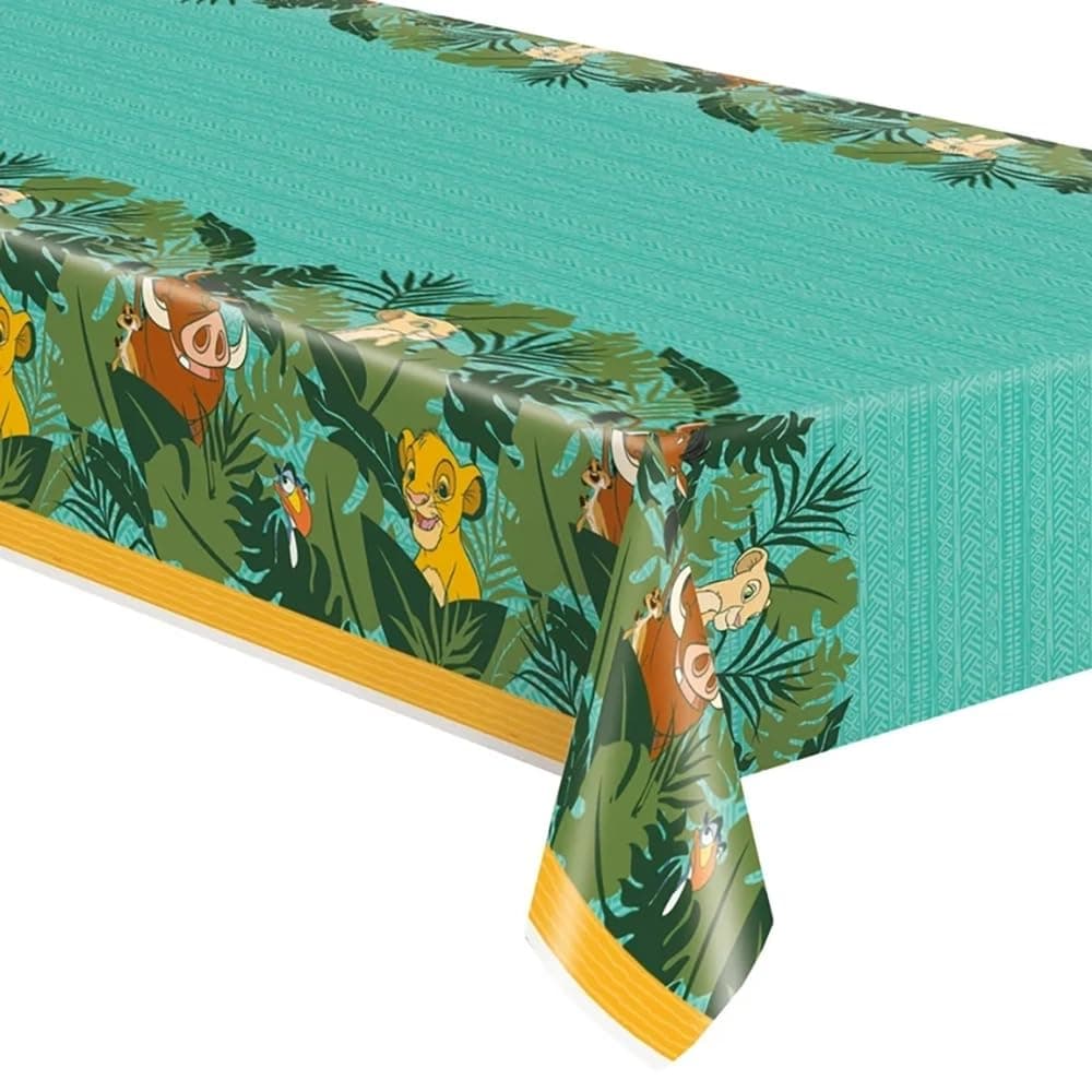 Disney Lion King Rectangular Plastic Table Cover 54" x 84" 1 Pc