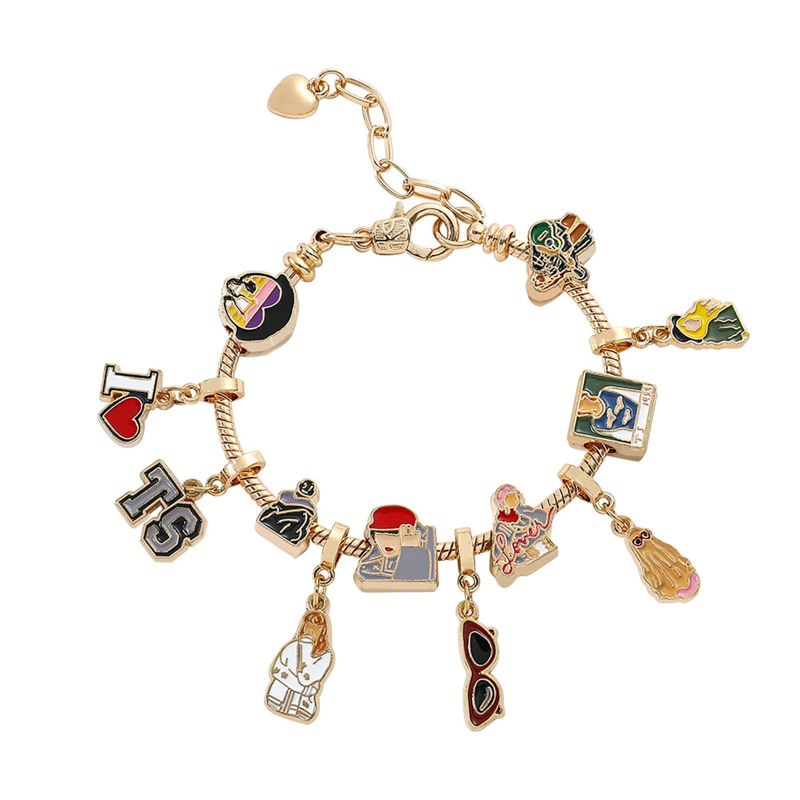 Xkoligei Tour Friendship Bracelets 1989 Friendship Bracelets Album Charm Bead Bracelet for Eras Music Singer Fans Women and Girls' Concert Jewelry Gifts
