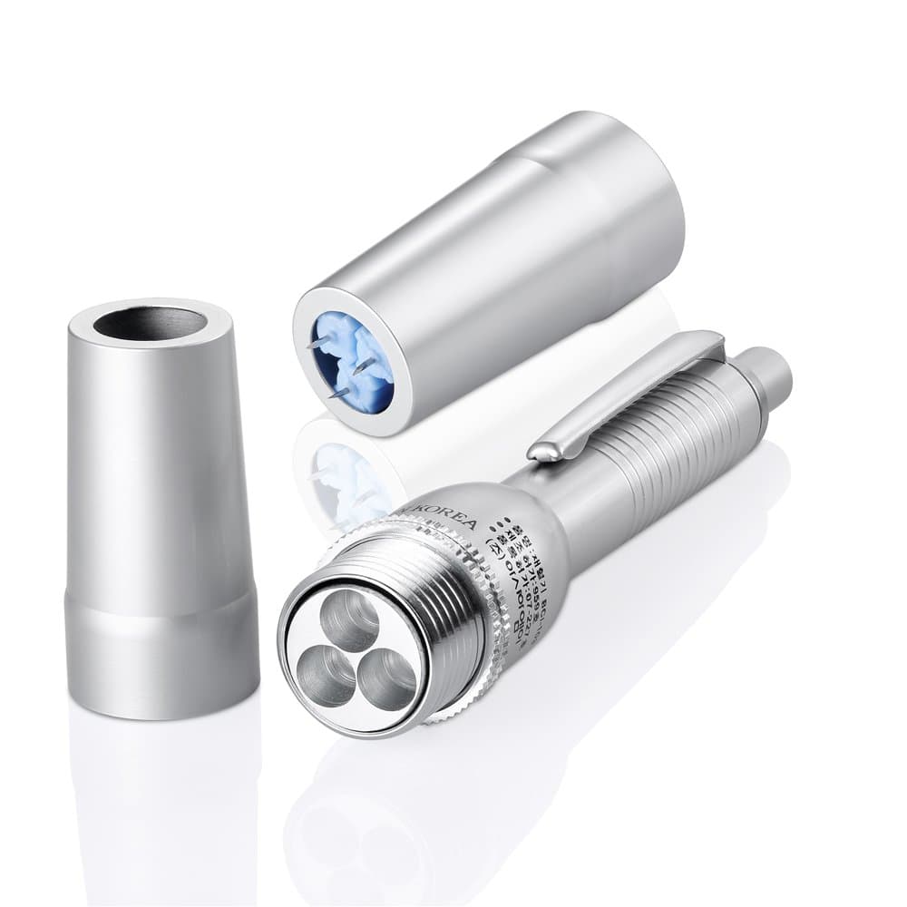 Three Head Lancing Device Blood Lancet Pen of Steril Acupuncture and Cupping Therapy Match Two Box/100pcs 23g Lancet