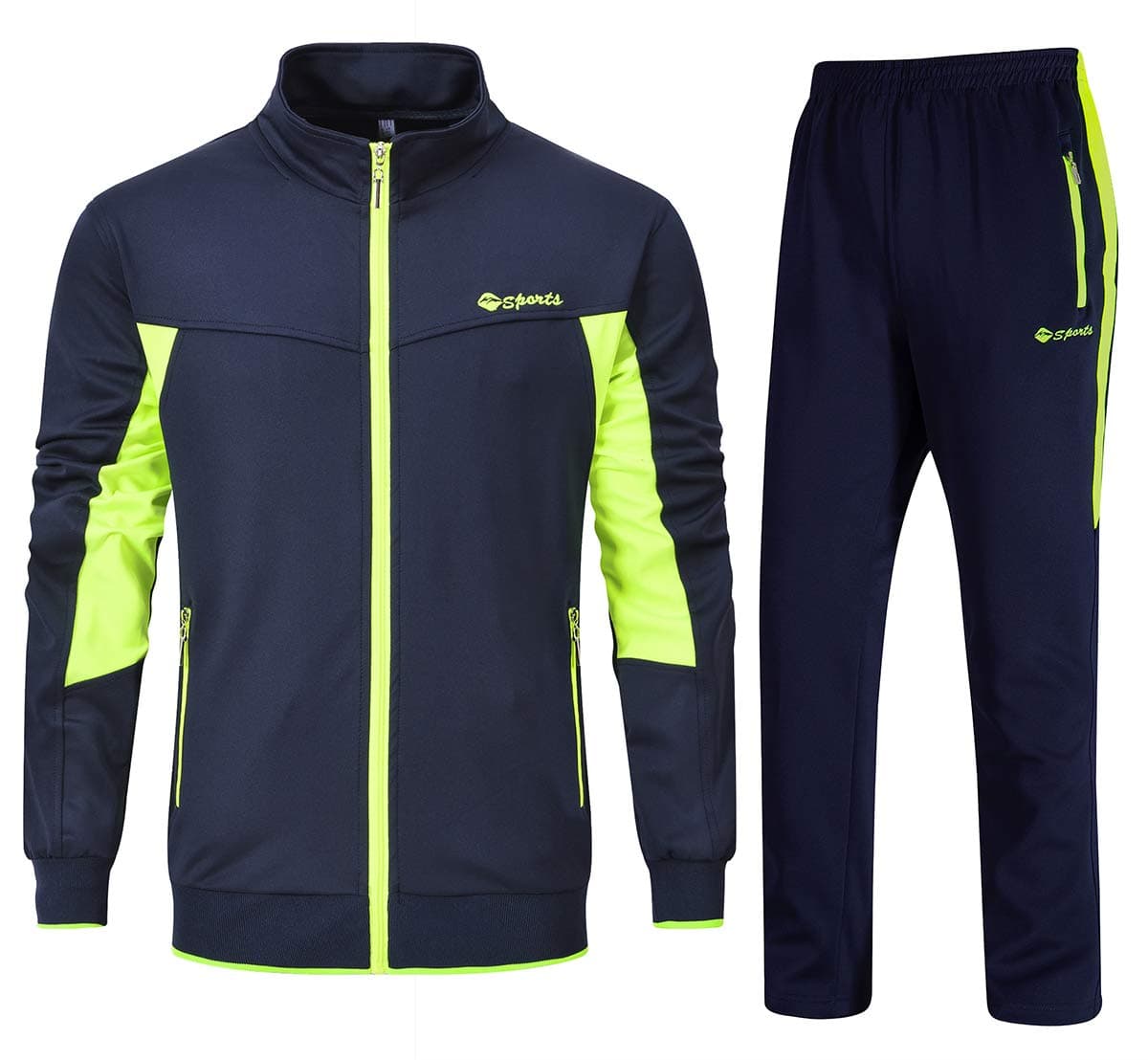 YSENTO mens Full Zip Full Zip