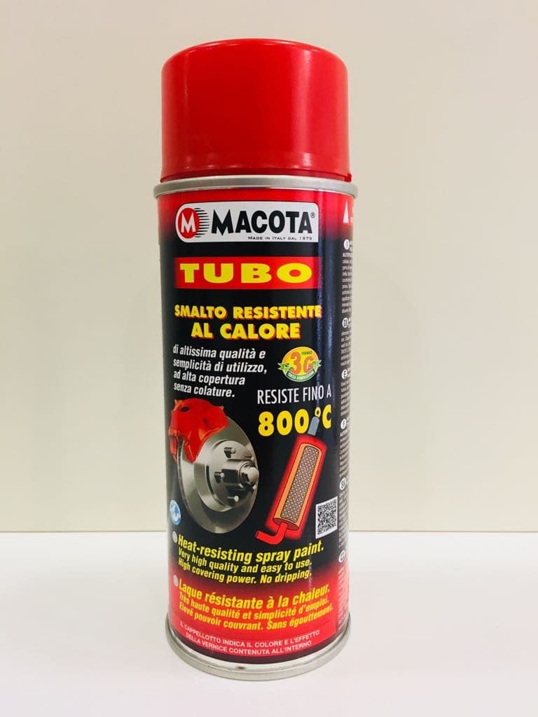 MACOTAHigh Temperature Spray Paint High Temperature Brake Marmite Calipers 400ml (Red)