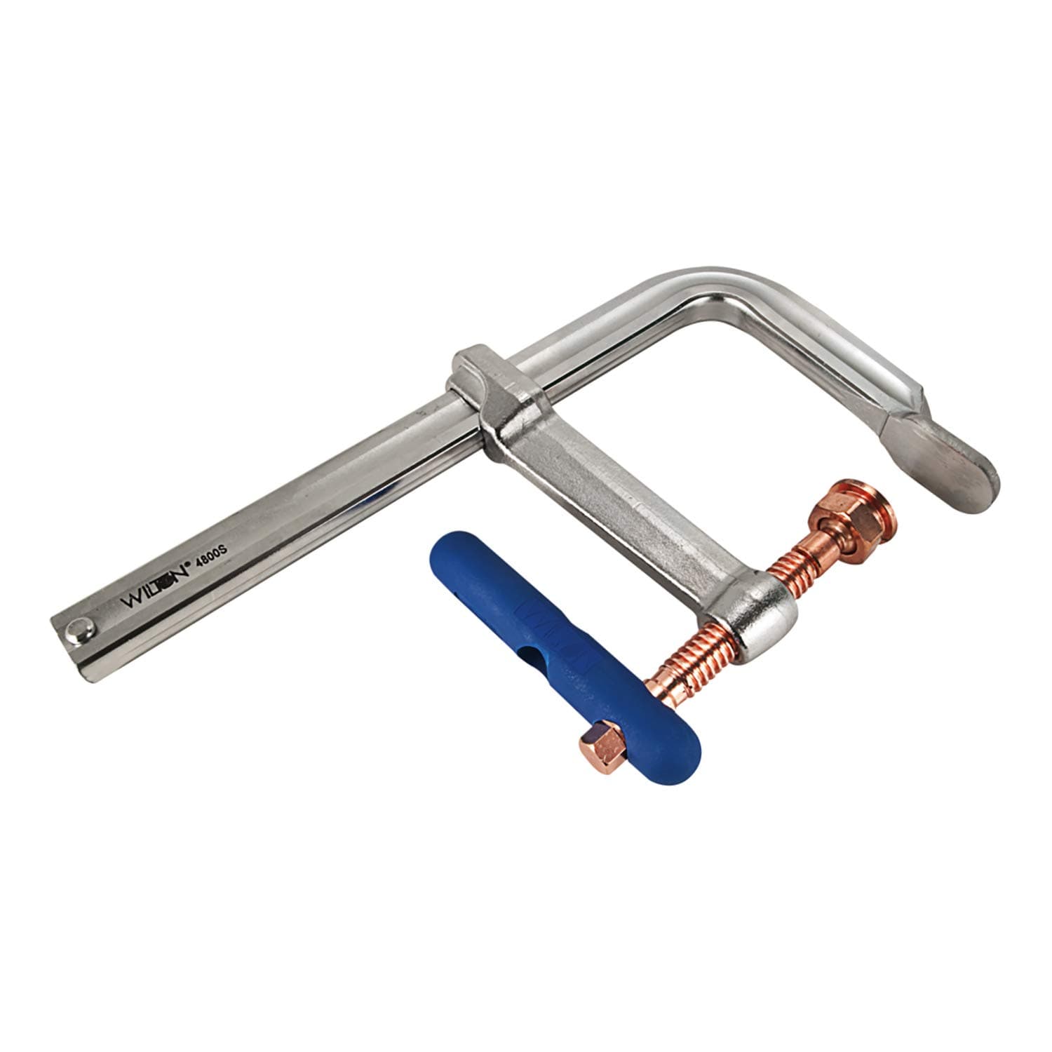 WiltonSpark-Duty Heavy F-Clamp, 18" Opening, 7" Throat, 4880 Lbs. Clamping Force (Model 4800S-18C)