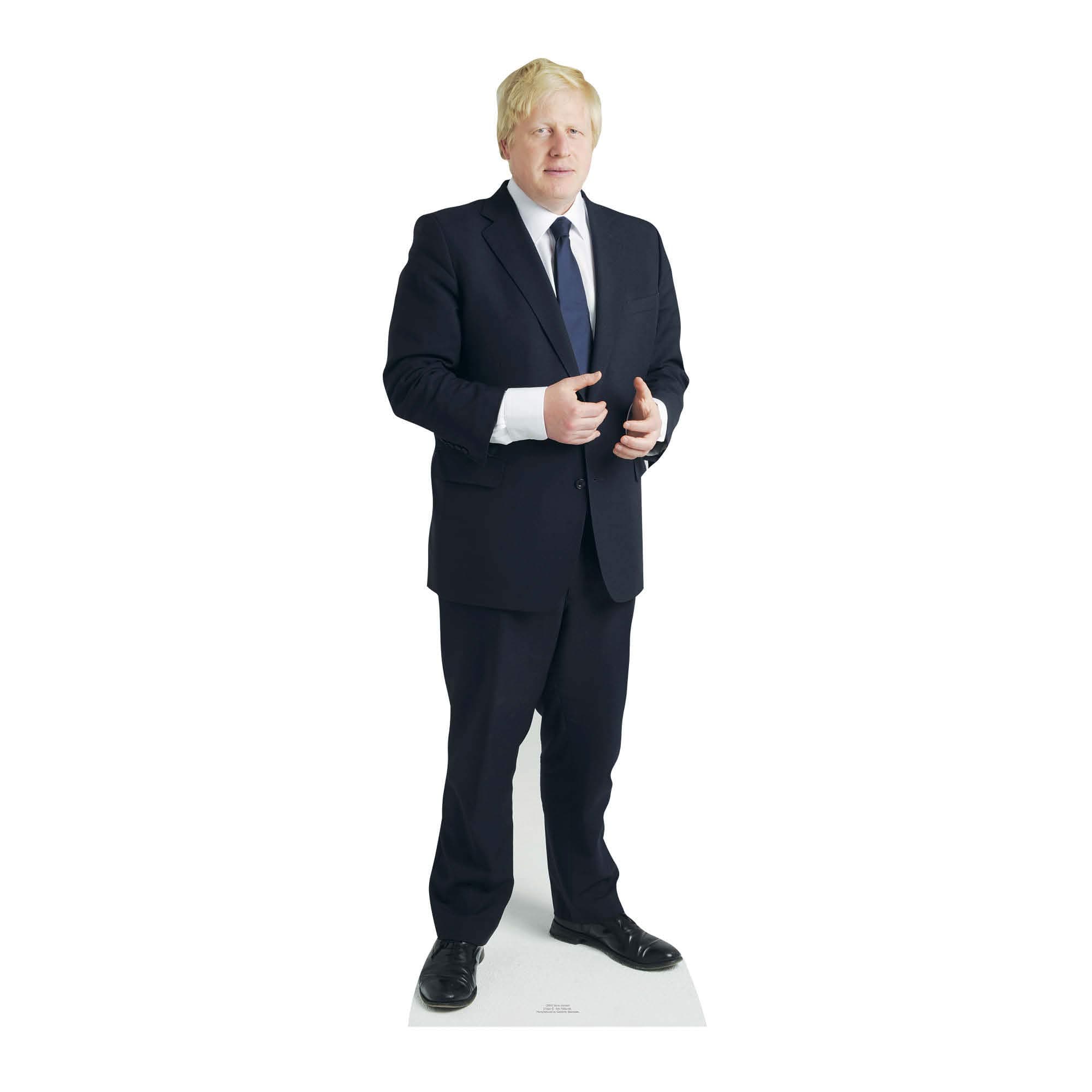 Star Cutouts CS563 Boris Johnson Cardboard Cut Out Politician