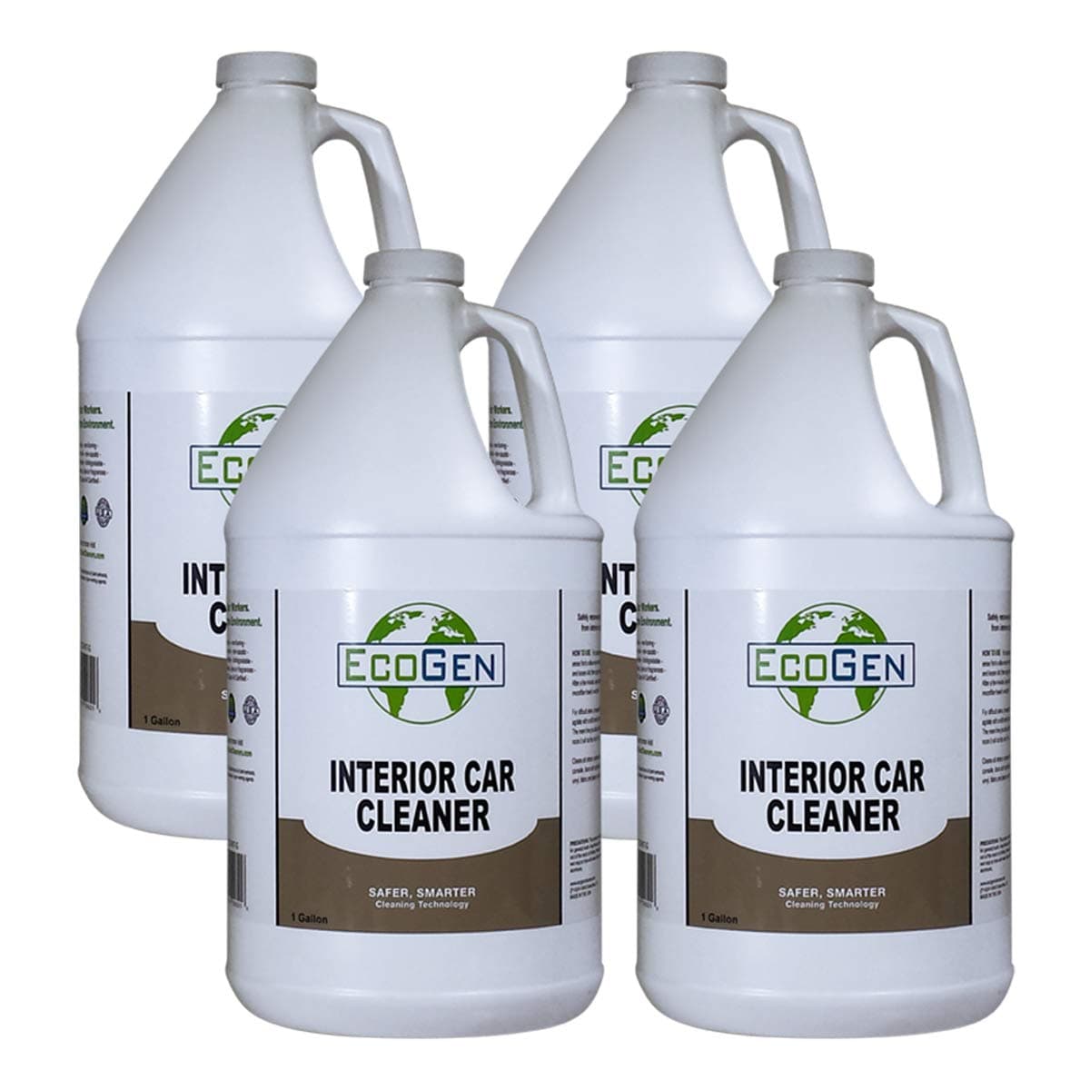 ECOINT-GCS Interior Car Cleaner, Unscented, Gallon, Pack of 4 Gallons