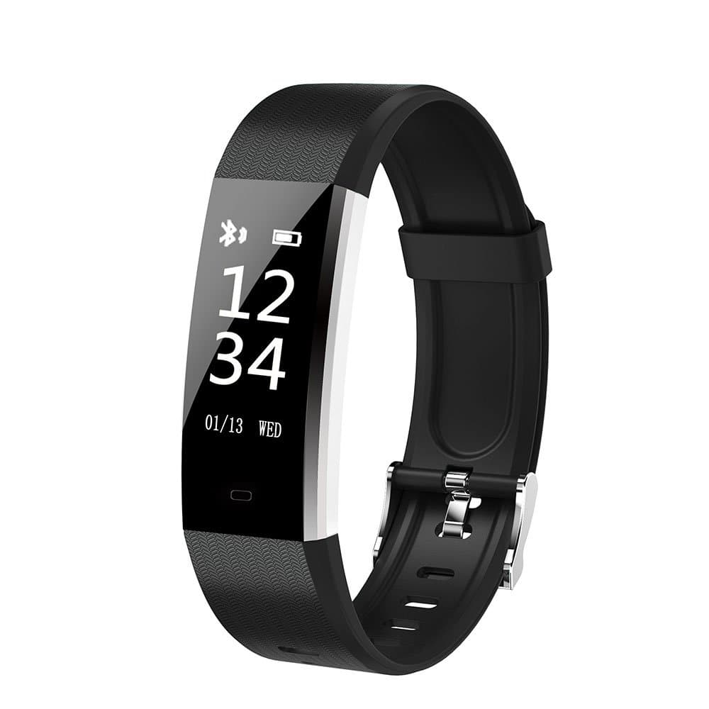 Yoolaite Fitness Tracker Heart Rate activity Tracker watch Sleep Tracker Calorie Counter Wrist Pedometer Smart Watch with Free Replacement Band for Android & IOS