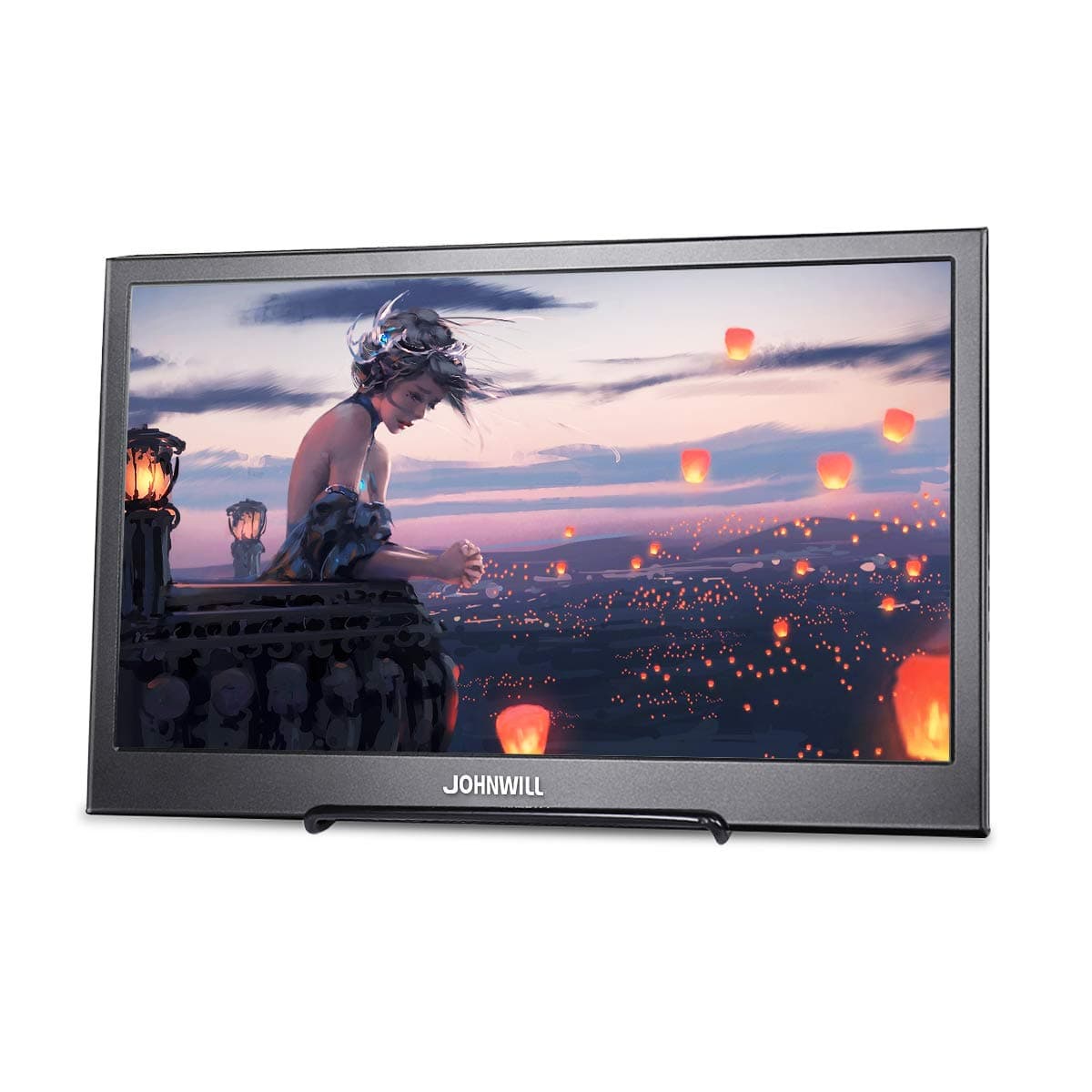 Portable Monitor for Laptop 13.3 inch Mobile IPS Monitor 1920x1080P Widescreen Monitor HDMI/USB Speaker Built-in Raspberry Pi PS4 Monitor Portable Display Gaming Monitor PC Monitors