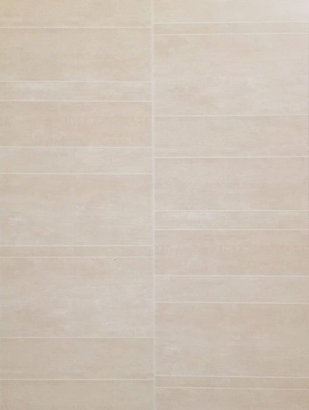 The Cladding Store Multi Tile Sahara Beige Large 8mm Wet Wall Plastic Shower Panels Bathroom Cladding PVC (4 Panels)