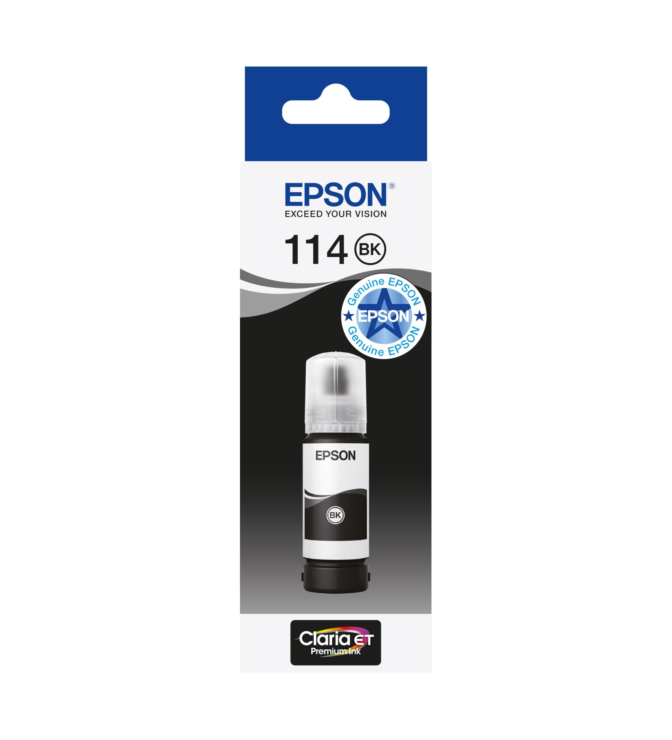 EcoTank 114 Pigment Black Genuine Ink Bottle