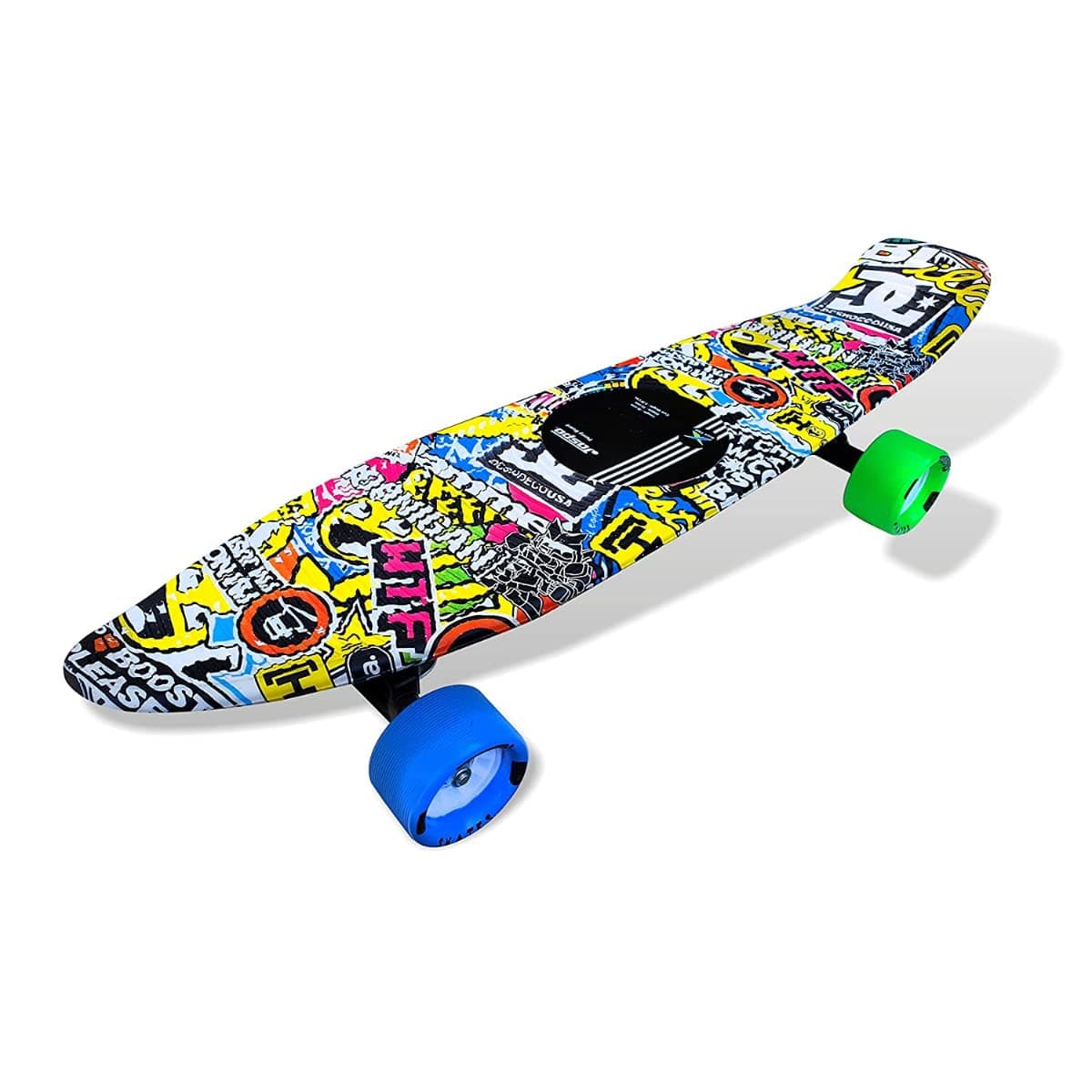 jaspoCruiser Longboard | Complete Skateboard | Penny Board | Cruiser Board | Short Board |Surf Board (Multi)