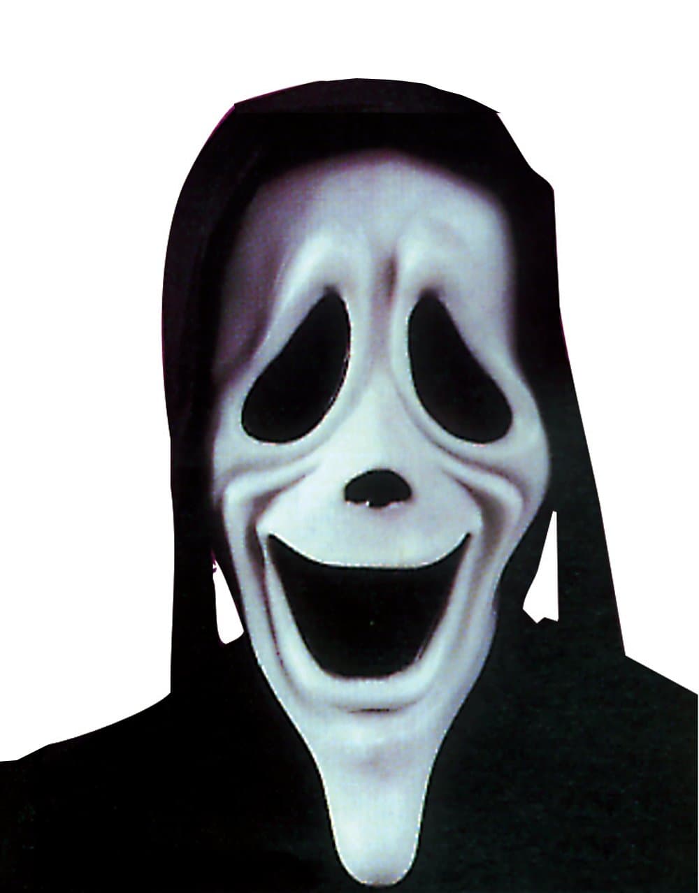 Scary Movie Costume Accessory, Mens Ghost Face Smiley Mask