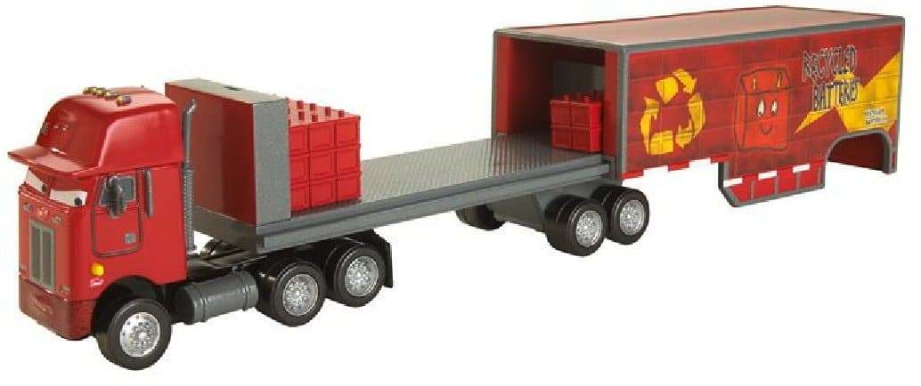 Disney Cars Toys Cars Jerry Recycled Batteries Hauler