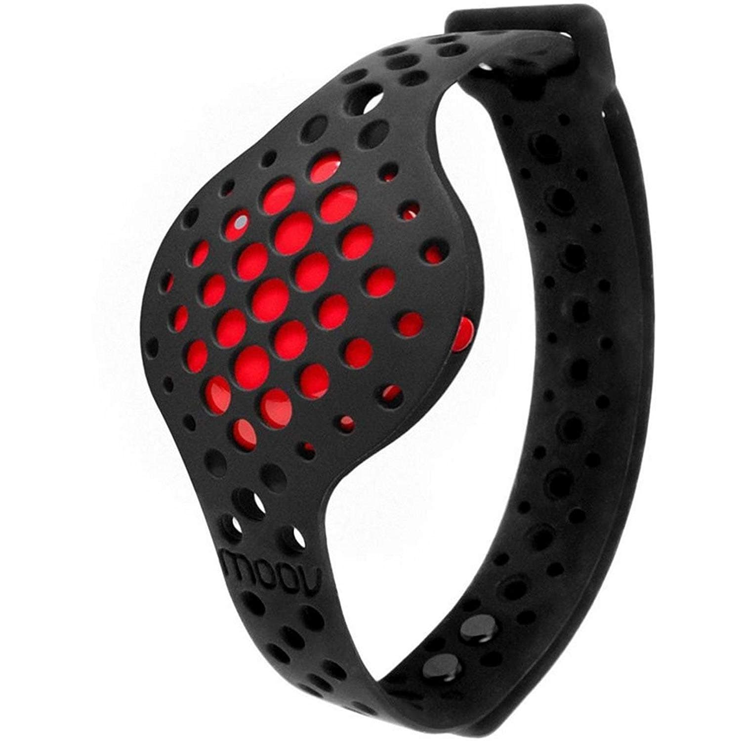 MOOV - Moov Now Multi-Sport Fitness Tracker & Audio Coach | Wearable Fitness Coach | 6-Month Battery Life | Replaceable Battery | Rugged Waterproof Design | Lightweight | Incl. 2 Bands - Fusion Red