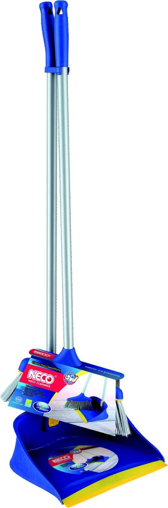 Orchid NECO DUSTPAN & BROOM SET W/STEEL HANDLE