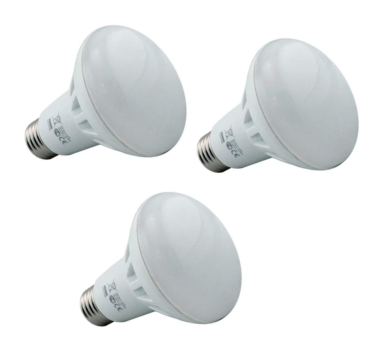 Supacell LED R63 Reflector Bulbs - Pack of 3 - E27 / Edison Screw - 8w - Warm White 2700K / 650 Lumen