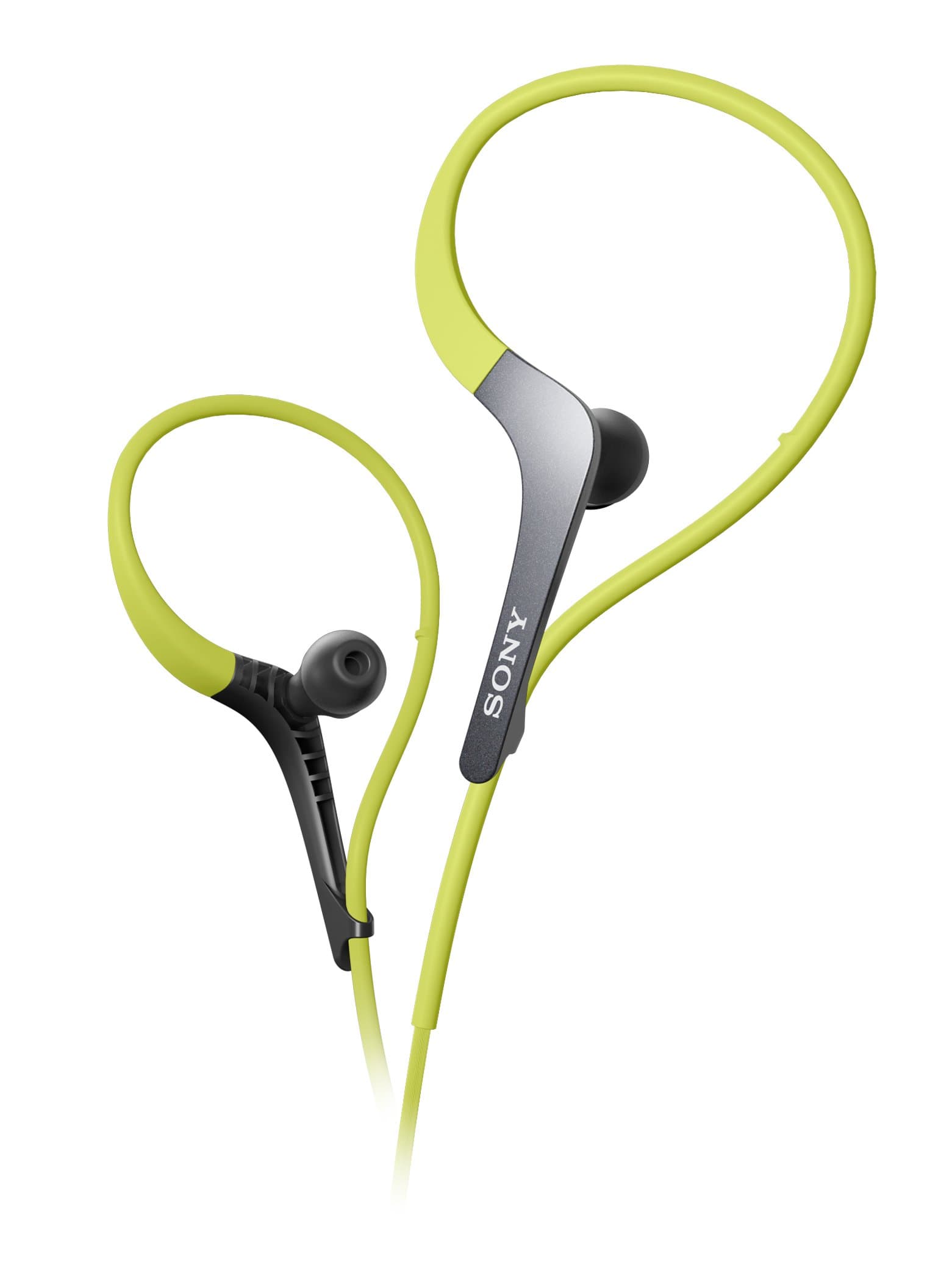 Sony MDR-AS400EX/G Sports Headphones with Adjustable Ear Loop