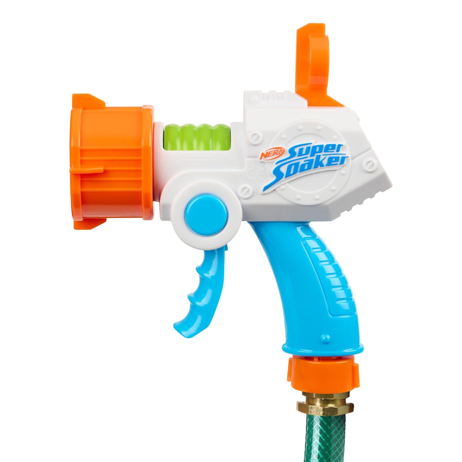 NERF Super Soaker Quadblast Blaster – Garden Hose Powered Soaking Machine for Epic Backyard Battles