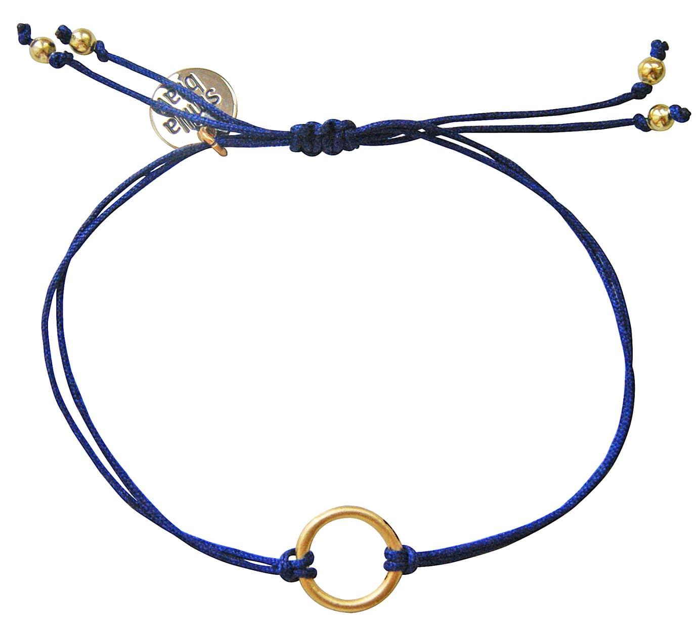 Good Karma Bracelet Smilla Upright - Navy/Gold - DS23