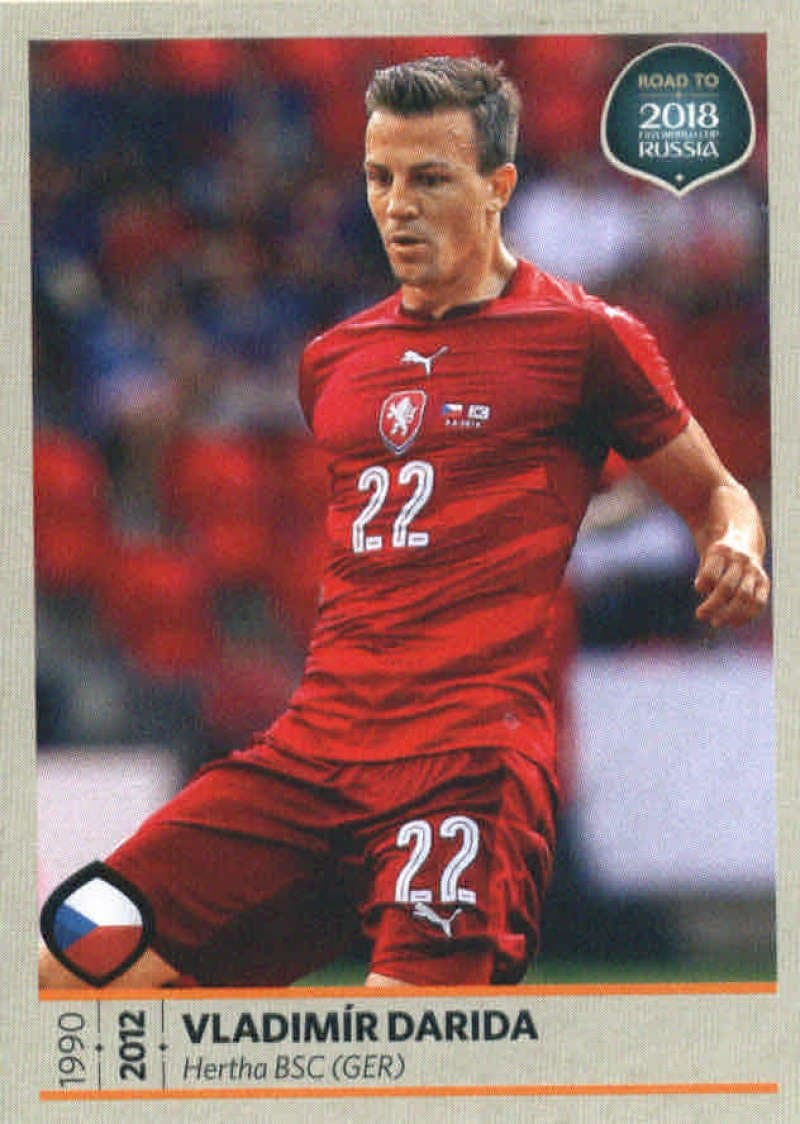 2017 Panini Road to 2018 FIFA World Cup Russia #41 Vladimir Darida Czech Republic Soccer Sticker