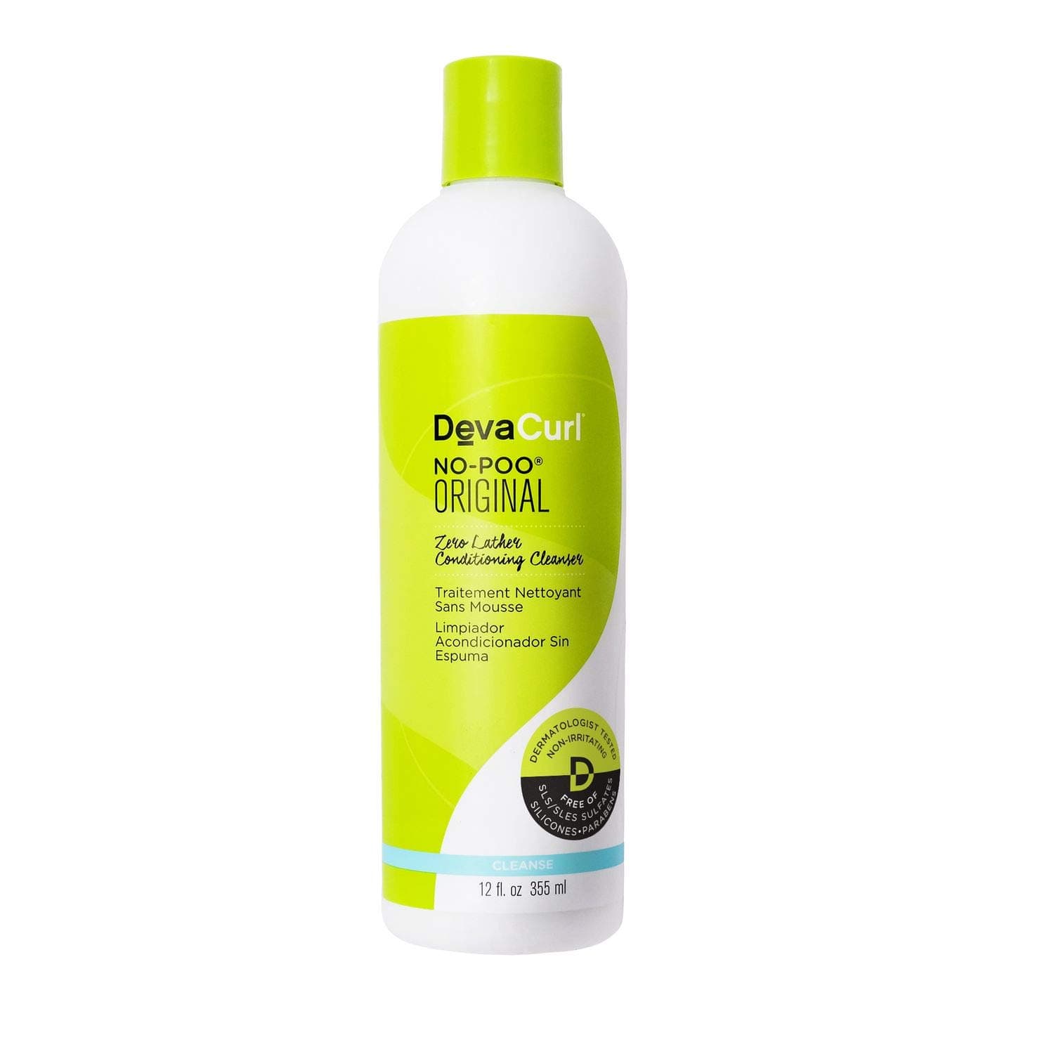 DevaCurl DevaCurl No-Poo Zero Lather Conditioning Cleanser Concepts for Unisex - 12 oz